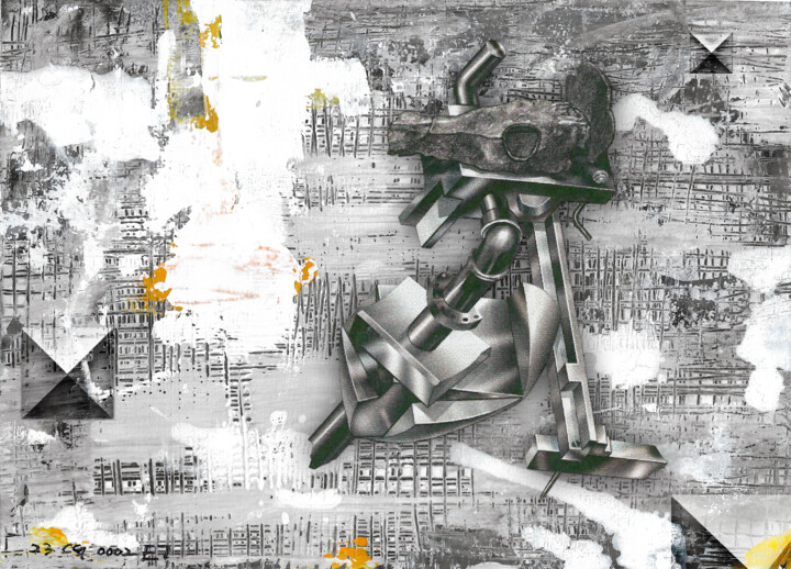 Peace of War 绘画, 15.4x21.3 in