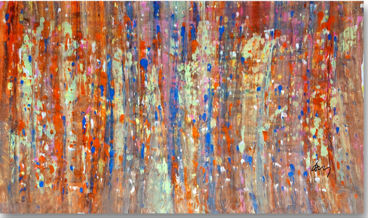 Abstract movement 21 绘画, 39.4x63 in