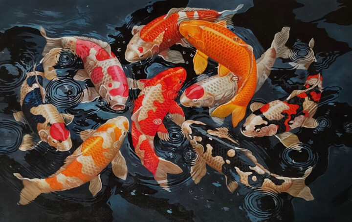 绘画,  33.5x53.2 in 