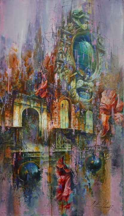 old motive Painting, 47.2x27.6 in