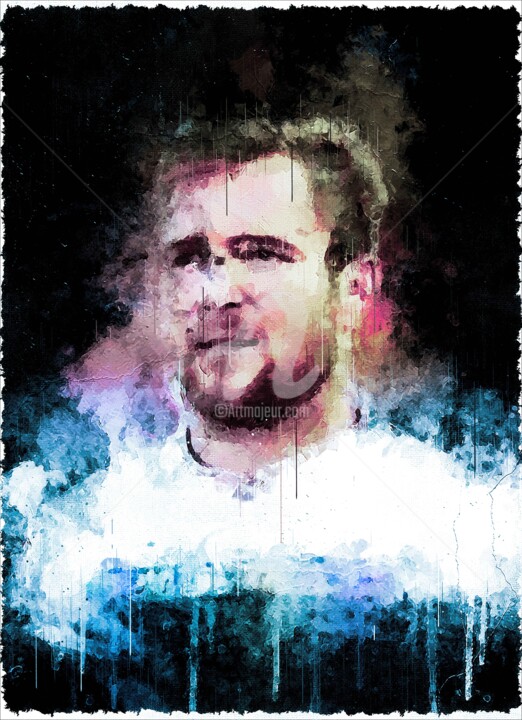 Digital Arts titled "Aleksandar Katai 01" by Leonardo Lillian, Original Artwork, Digital Painting