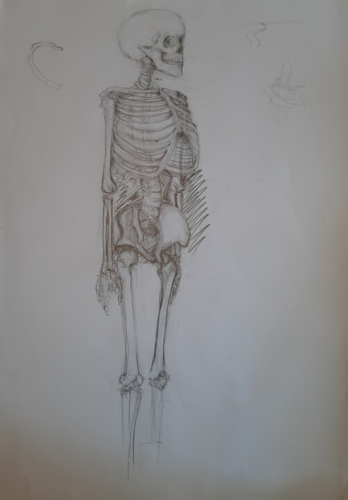 Skeleton_ 图画, 39.4x27.6 in