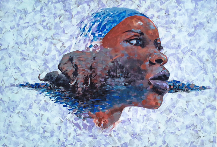 Marvels Of A Traveller 绘画, 31.5x47.2 in