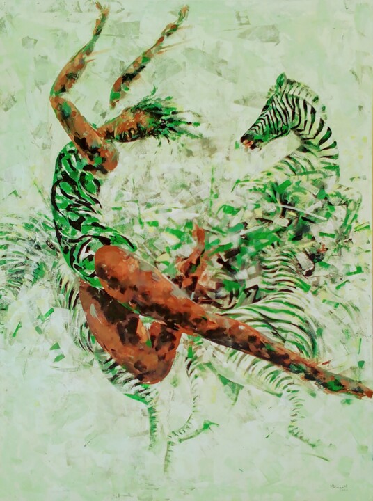 绘画,  55.9x41.7 in 
