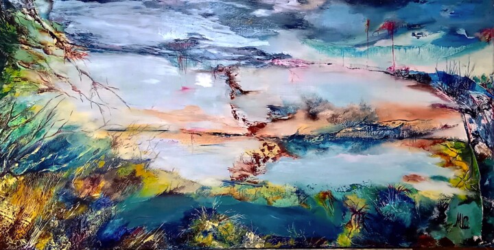 Imaginaire 绘画, 15.8x31.5 in