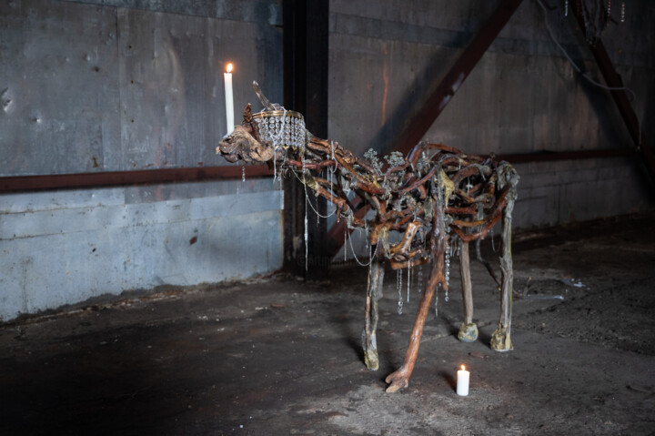 Vecher, Apocalypse Des Animaux series Sculpture, 47.2x74.8 in