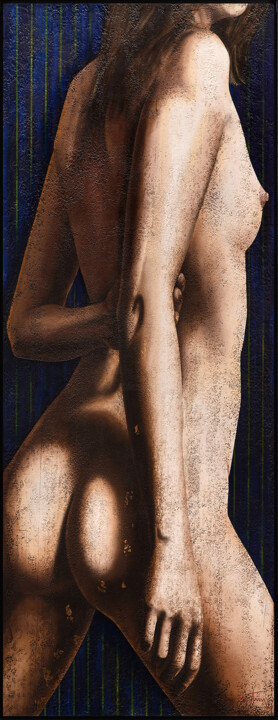 La Fille d'à Côté 绘画, 47.2x20.9 in