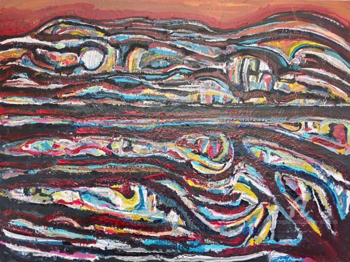 Bergen 绘画, 36x48 in