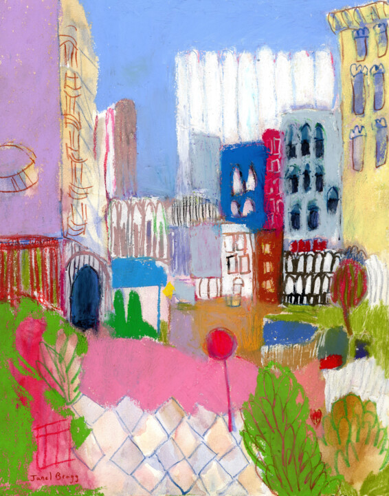 Painting titled "The Place Where I M…" by Janel Bragg, Original Artwork, Pastel