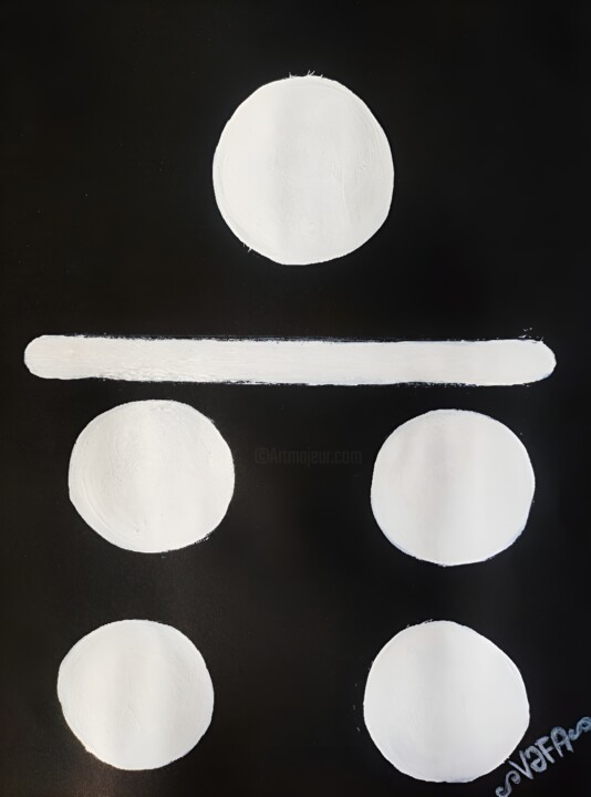 Minimalism. Domino Game 1.4 绘画, 11.2x8.3 in