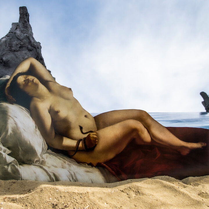 Reclined nude on the beach, Gentileschi 摄影