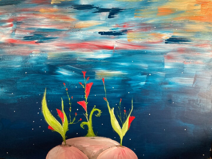 Dame nature 绘画, 31.5x47.2 in