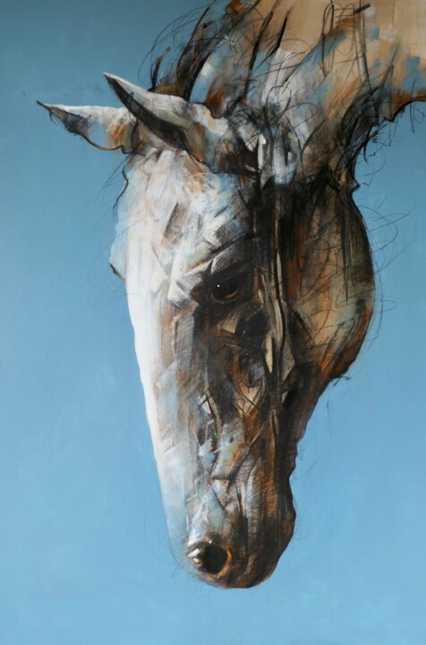 Horse 绘画, 47.2x31.5 in