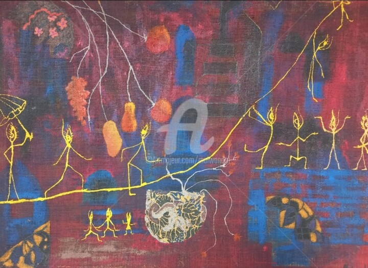 Never get mE wrong Painting, 39.8x55.1 in