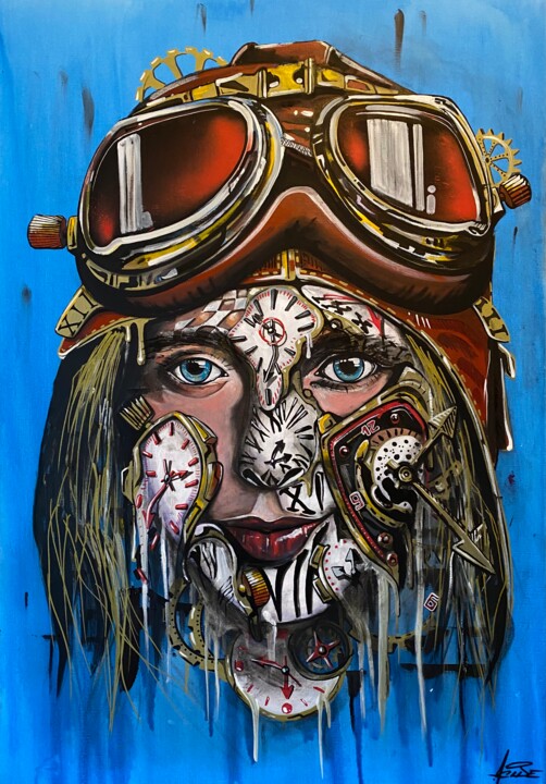 Racer 绘画, 45.7x31.5 in