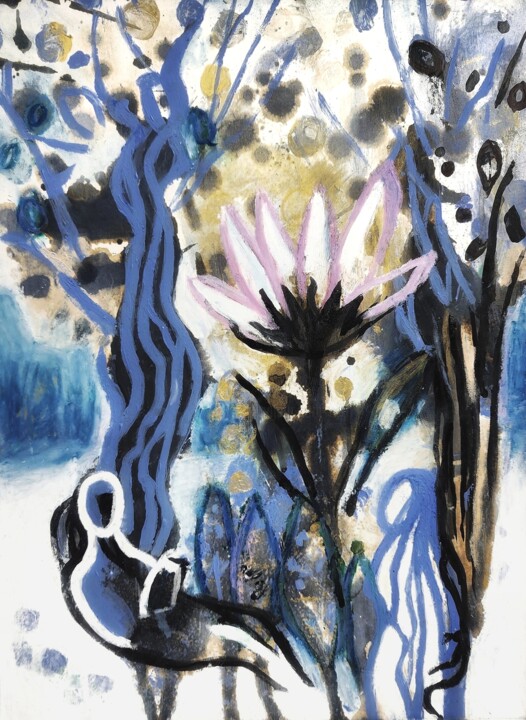 Schilderij getiteld "Dream" door Anastasia Mastilovic, Origineel Kunstwerk, Acryl