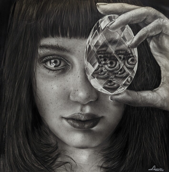 I see 绘画, 22.4x22.4 in