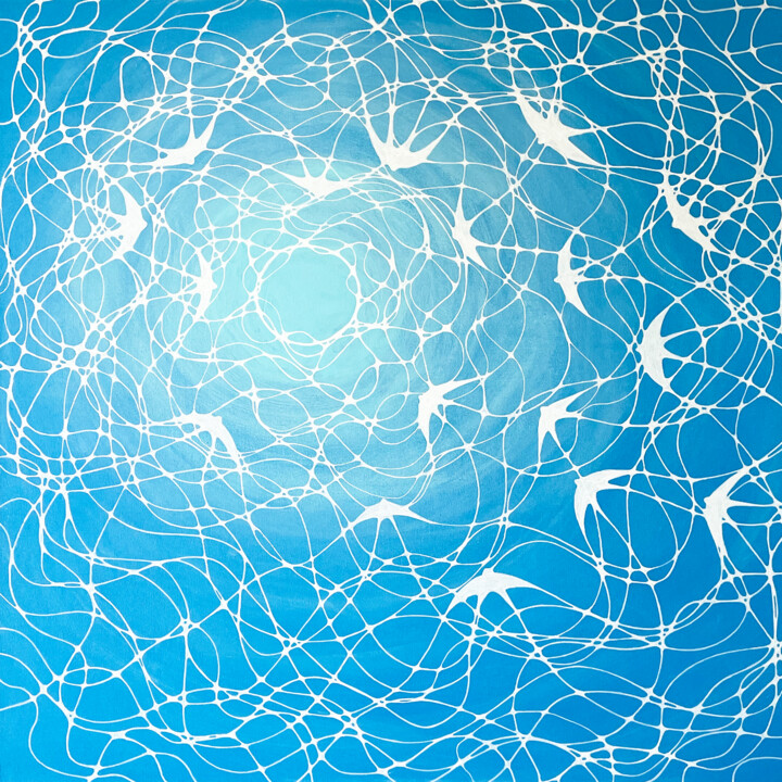 Birds 绘画, 23.6x23.6 in
