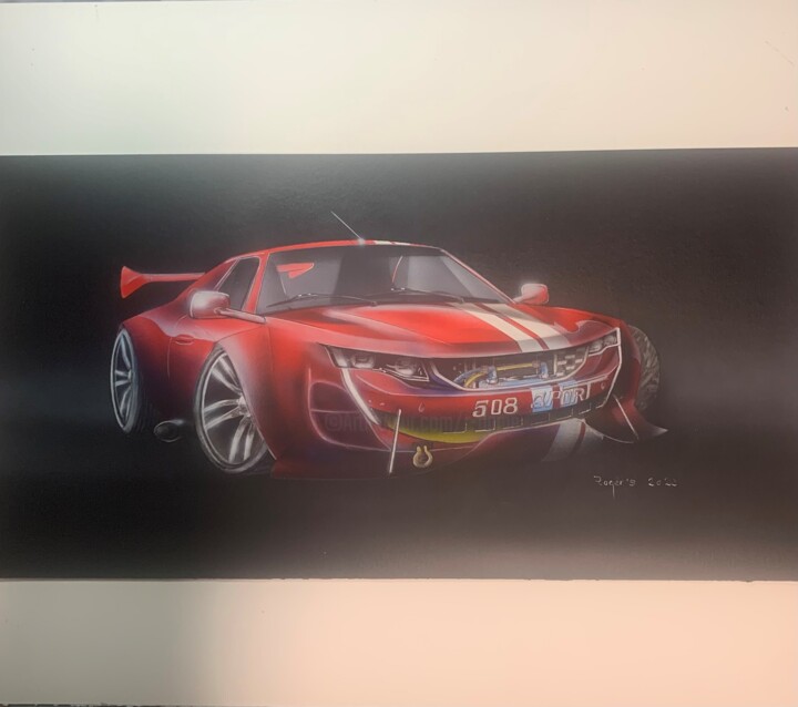 Cartoon Car 508 Sport