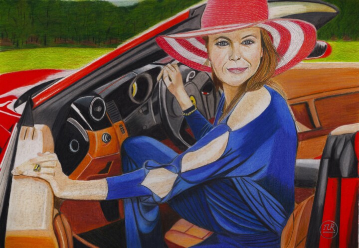 Chapeau au volant 图画, 11x15.8 in