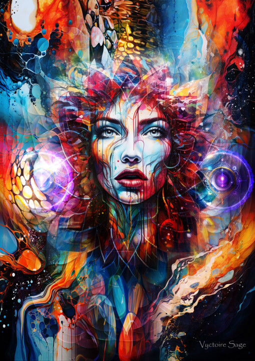 Graphic woman 数字艺术