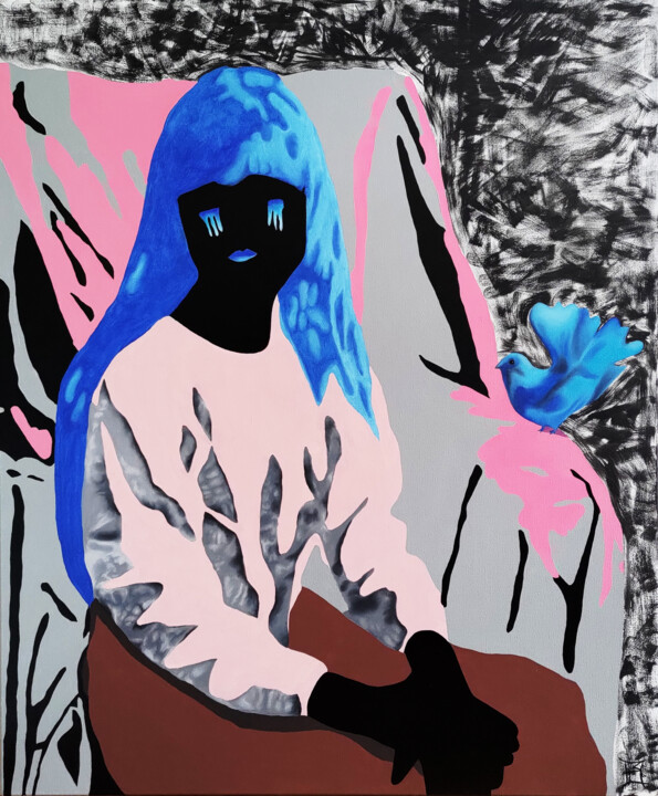 Holy Spider 绘画, 47.2x39.4 in