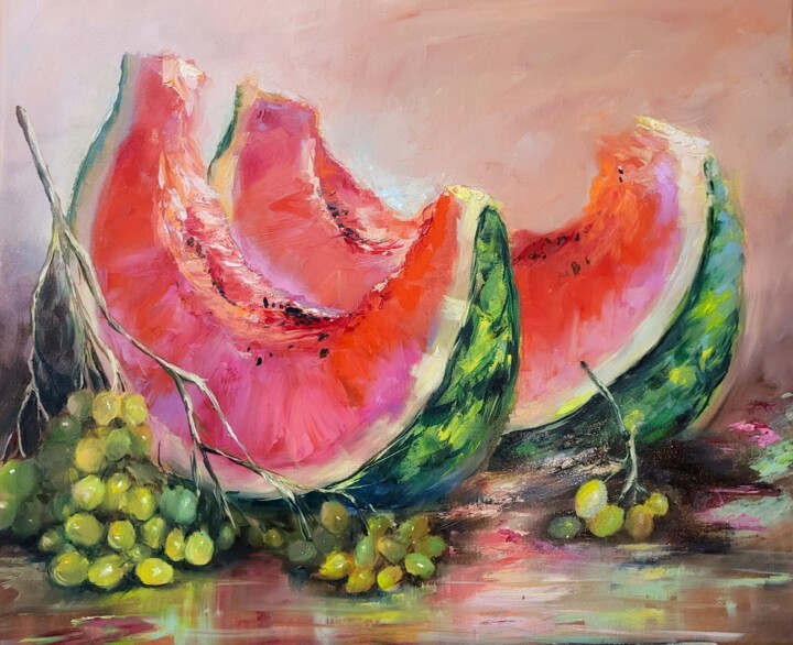 Watermelon 绘画, 19.7x23.6 in