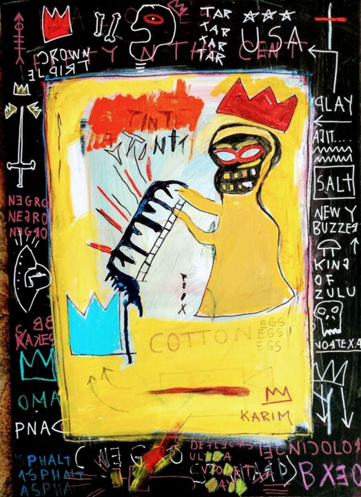 The king k 绘画, 27.6x19.7 in
