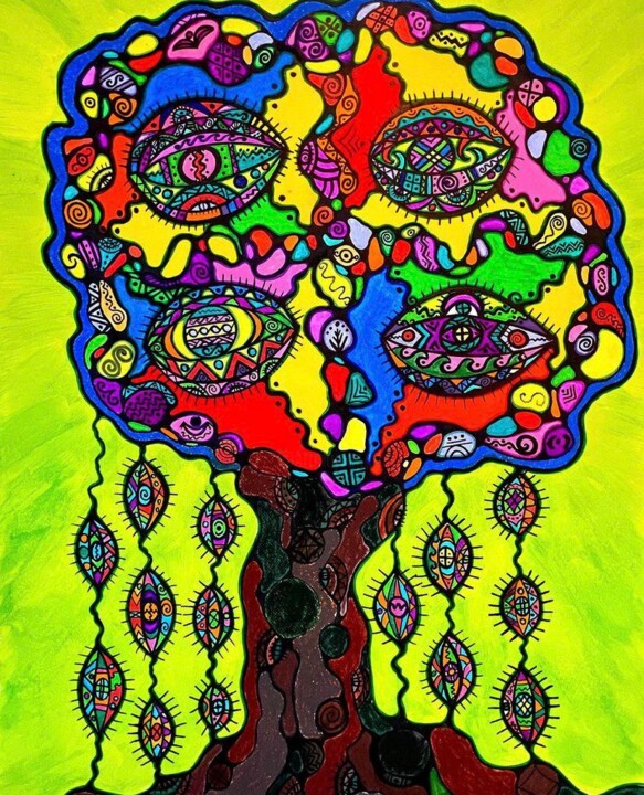 Guardian of the Grove 绘画, 29.9x21.2 in