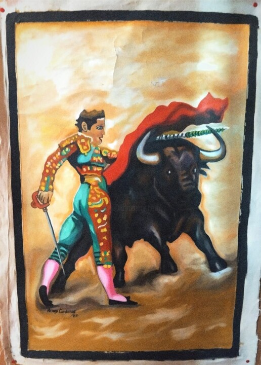 Corrida de toros 绘画, 35.4x23.6 in
