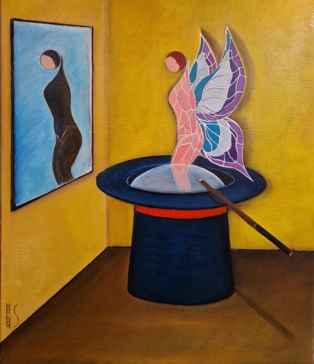 Peinture intitulée "Carpe Diem et volup…" par Ralph.S, Œuvre d'art originale, Huile