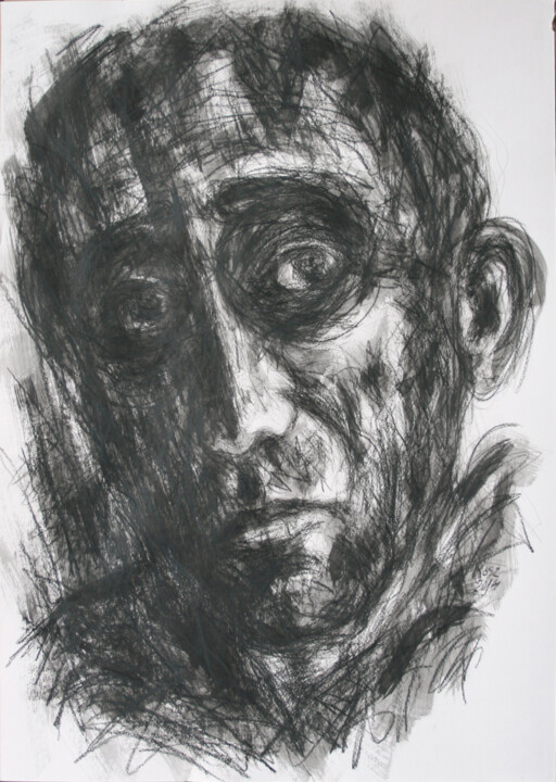 Myśli nieproszone... 绘画, 16.5x11.6 in