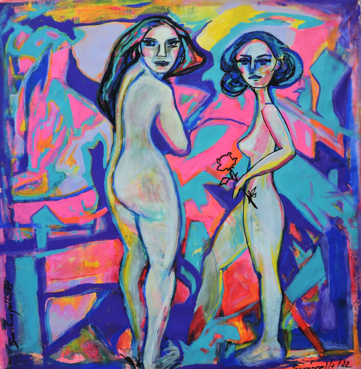 Inspired by Pablo Picasso 绘画, 39.4x39.4 in