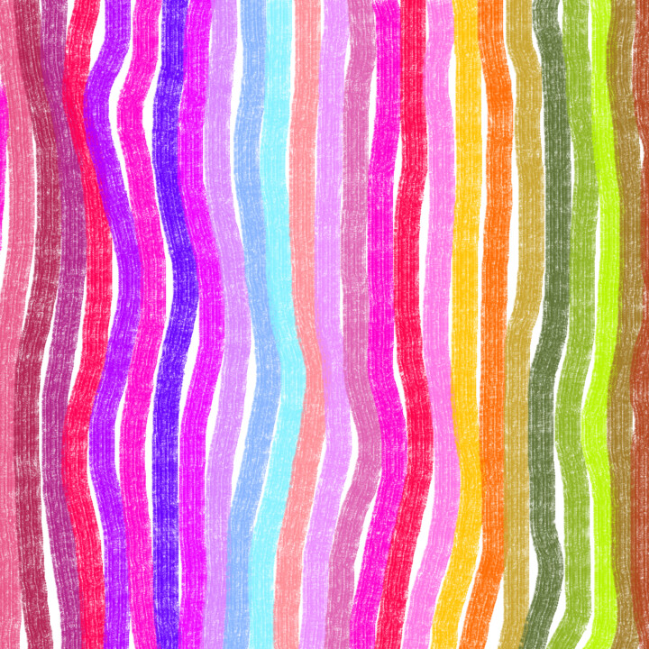 Harmony of Colorful Lines - Print 数字艺术, 31.5x31.5 in