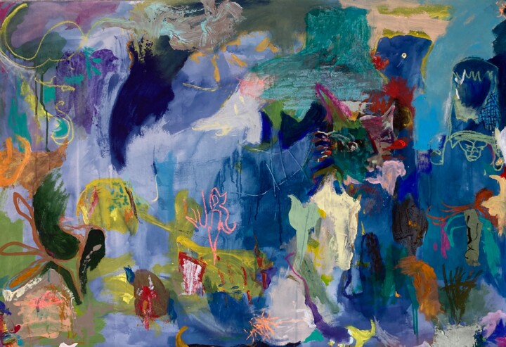 Au crépuscule 绘画, 29.5x43.3 in
