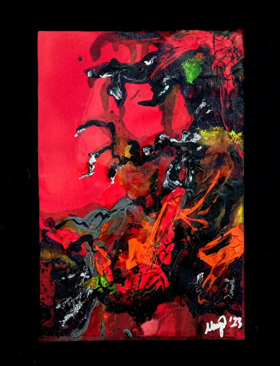 Leviathen 绘画, 11x7.5 in