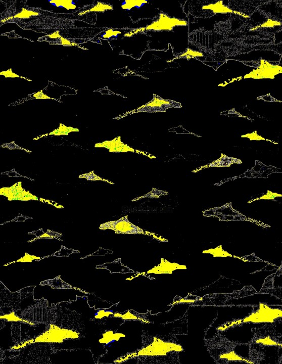 Sharks Everywhere 2a3b 摄影, 40x31 in
