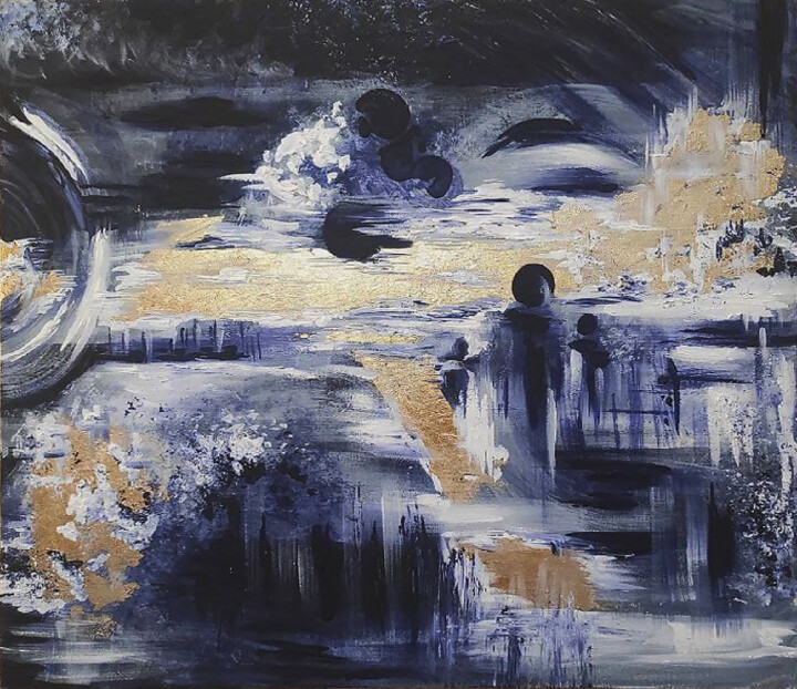 Тишина 绘画, 27.6x31.5 in