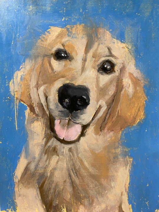 Labrador 绘画, 11.8x8.3 in