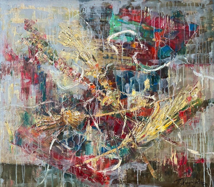 "Kazyukas" başlıklı Tablo Pavel Khadarovich tarafından, Orijinal sanat, Petrol