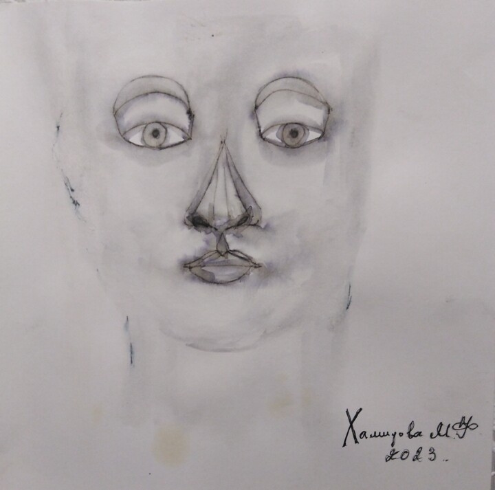 Мускусный 图画, 7.9x7.9 in