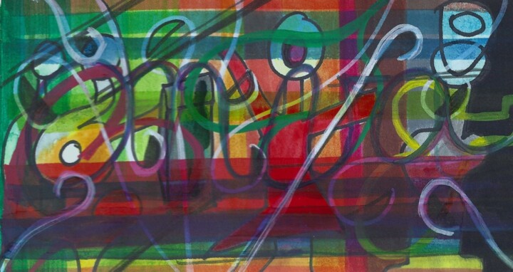 On va 图画, 3.7x7.1 in