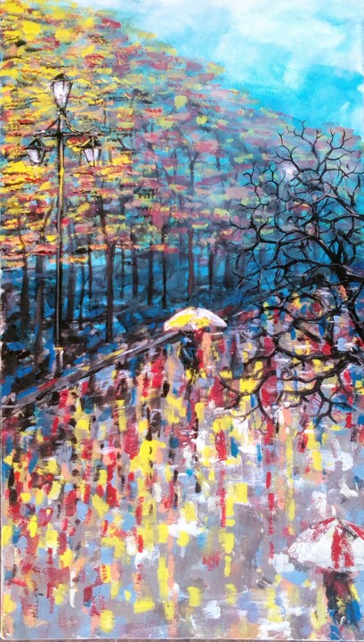 "The Way To The Heart" başlıklı Tablo Mbongeni tarafından, Orijinal sanat, Petrol
