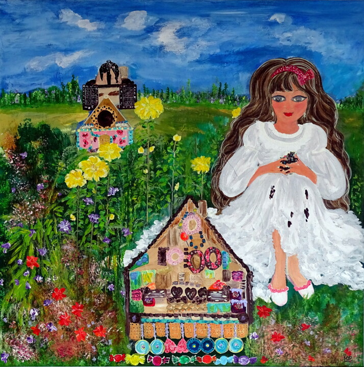 Chocolate world 绘画, 39.4x39.4 in