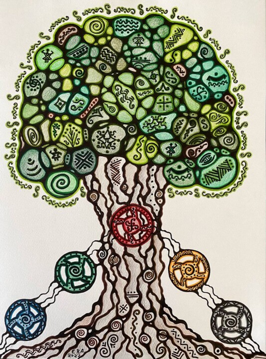 The strength of the warriors 绘画, 24x18.1 in