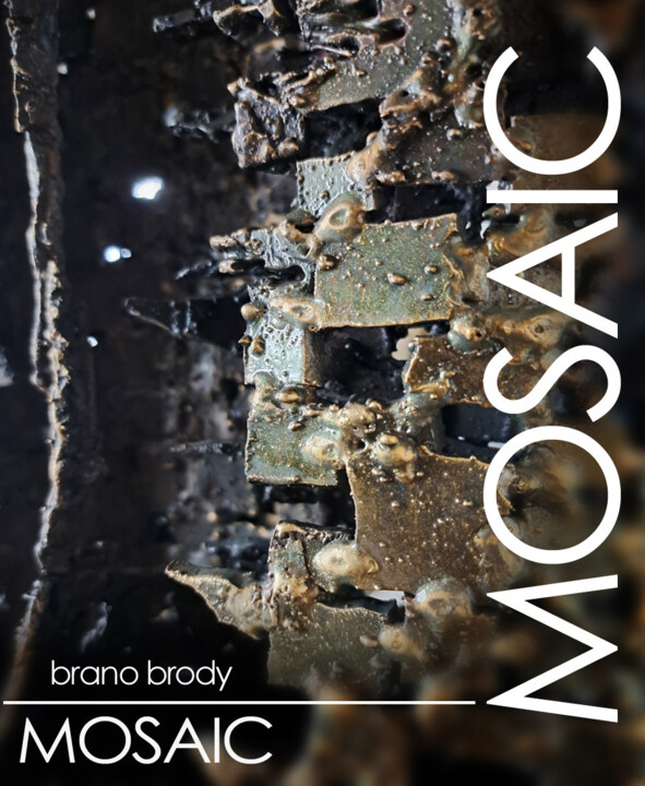Sculpture intitulée "brano brody  MOSAIC" par Brano Brody, Œuvre d'art originale, Métaux