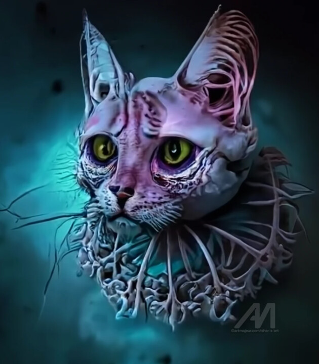 Halloween Kitty Cat Trick or Treat Kitten 数字艺术