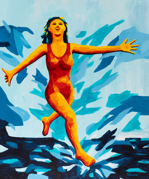 Running Free 绘画, 23.6x19.7 in