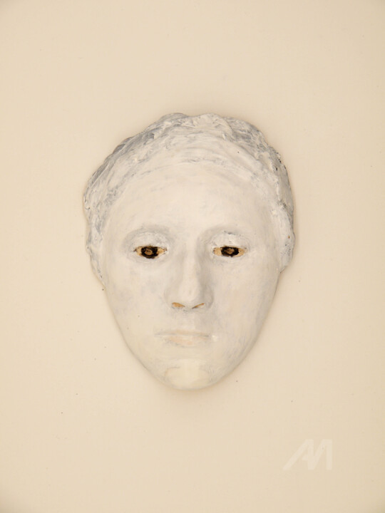 Masque femme 雕塑, 5.9x5.1 in