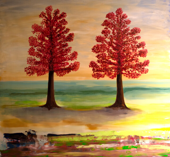 Destinos 绘画, 78.7x78.7 in